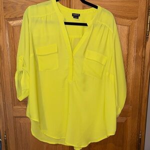 Torrid Sunny Yellow Women's Blouse